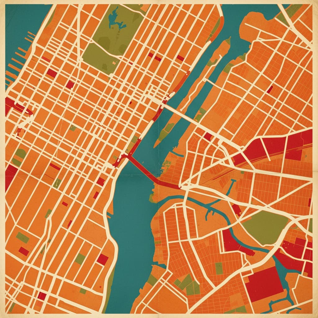 Vintage Travel Poster style preview