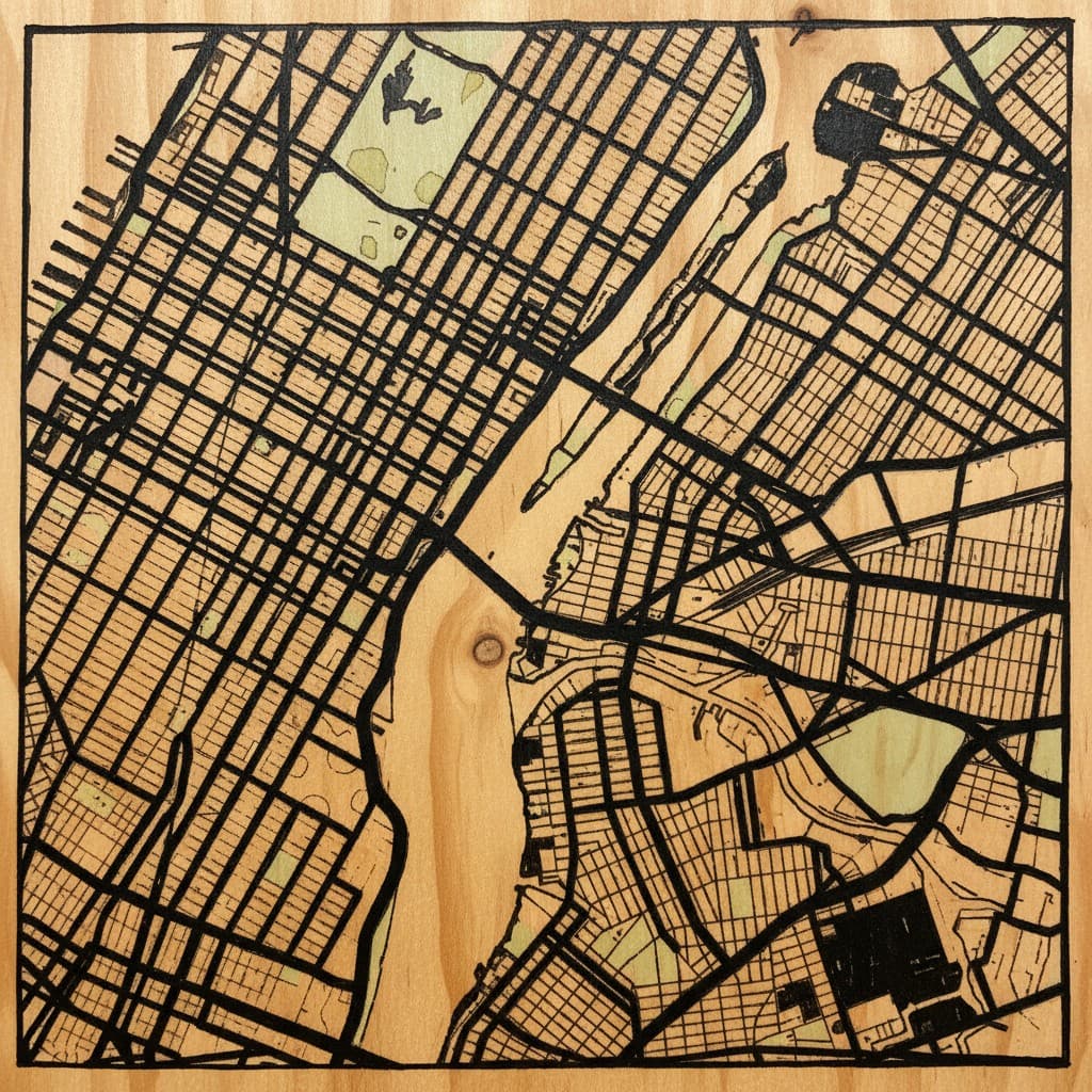 Woodcut style preview