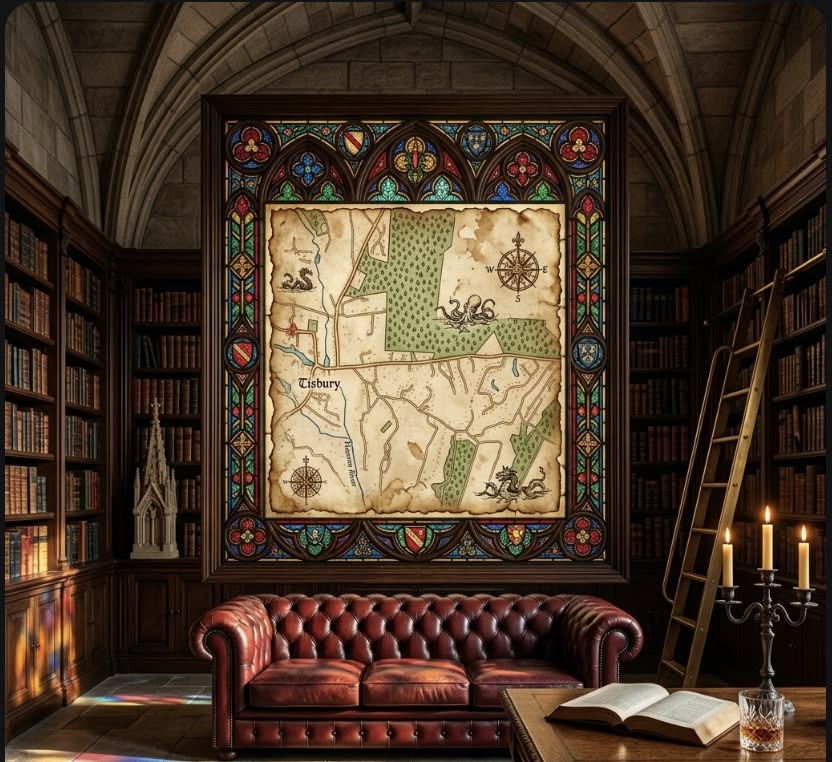 Stonehenge Celestial map in Observatory